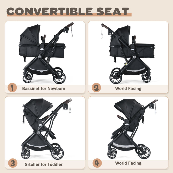 3 in 1 Folding Baby Stroller