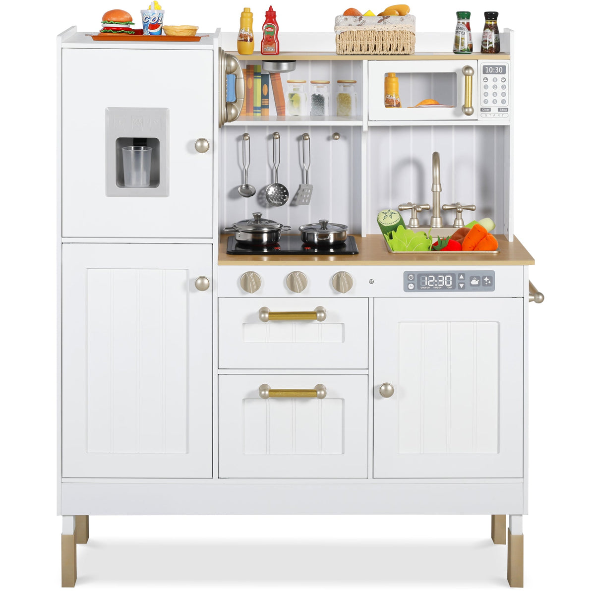  Wooden Kids Play Kitchen with Sounds — Kinder King Motiv 