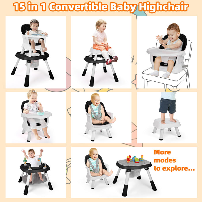 15 in 1 Baby High Chair