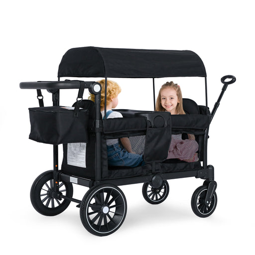 wagon and stroller Kinder King Wagon Stroller for 2 Toddler 6 months+, Black
