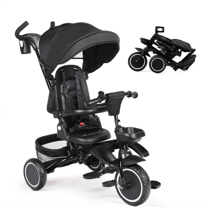 8-in-1 Kids' Tricycle Stroller For 1-6 Years