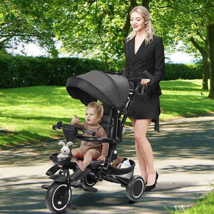 8-in-1 Kids' Tricycle Stroller For 1-6 Years