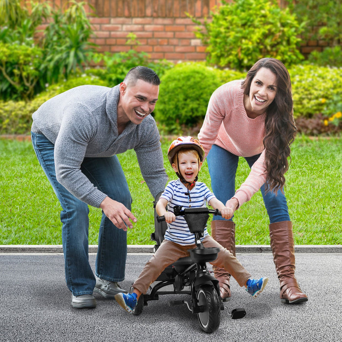 8-in-1 Kids' Tricycle Stroller For 1-6 Years