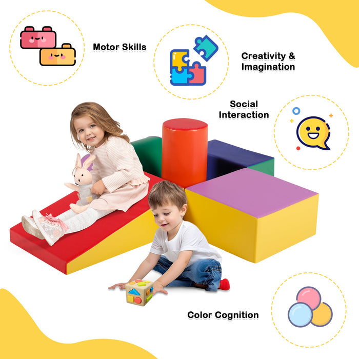 Climb Foam Blocks for Toddler, 5Pcs